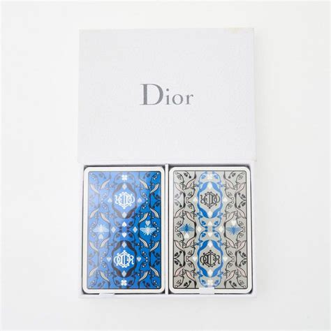 cards by dior|dior playing cards.